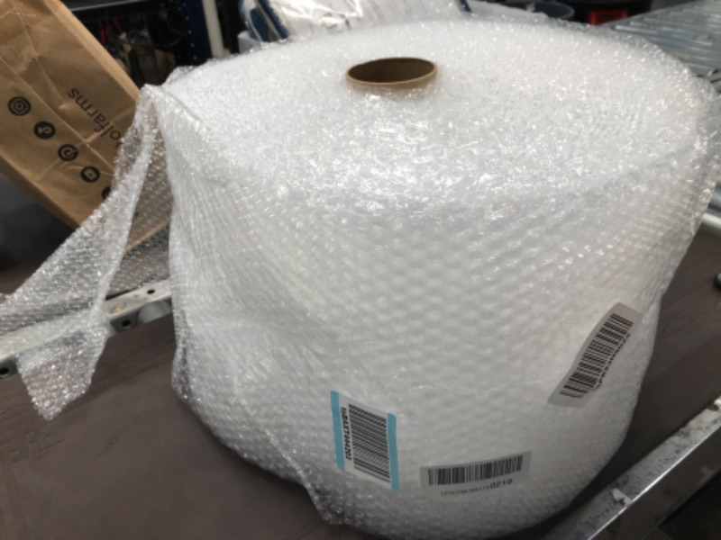 Photo 2 of Amazon Basics Perforated Bubble Cushioning Wrap - Small 3/16", 12-Inch x 175-Foot Long Roll Bubble Wrap