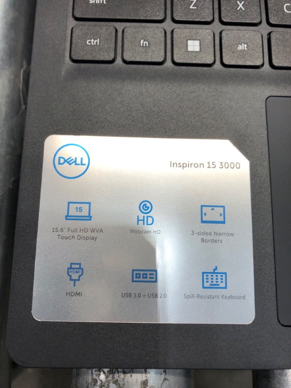 Photo 5 of PARTS ONLY STUCK IN A RESTART LOOP 
Dell Newest Inspiron 15 3511 Laptop, 15.6" FHD Touchscreen, Intel Core i5-1035G1, 16GB RAM, 1TB PCIe NVMe M.2 SSD, SD Card Reader, Webcam, HDMI, WiFi, Windows 11 Home, Black