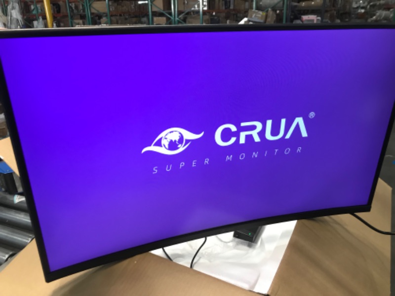 Photo 2 of CRUA 32 inch 165Hz Curved Gaming Monitor,1800R Display,1ms(GTG) Response Time,Full HD 1080P for Computer,Laptop,ps4,Switch,Auto Support Freesync and Low Motion Blur,DP,HDMI Port-Black(Support VESA)
