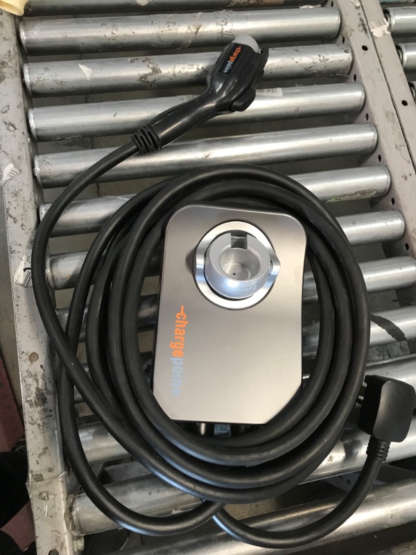 Photo 7 of (NOT TESTED)ChargePoint Home Flex Electric Vehicle (EV) Charger, 16 to 50 Amp, 240V, Level 2 WiFi Enabled EVSE, UL Listed, ENERGY STAR, NEMA 14-50 Plug or Hardwired, Indoor / Outdoor, 23-foot cable , Black
**WAS NOT ABLE TO TEST, UNAWARE IF FUNCTIONAL, NO