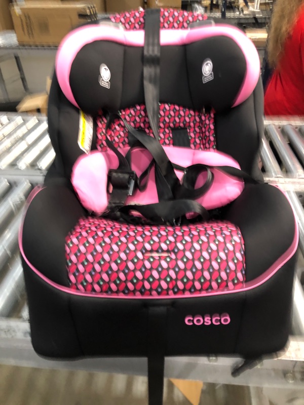 Photo 3 of Cosco Empire All-in-One Convertible Car Seat, Extended Use All-in-One Car Seat: Rear-Facing 5-40 pounds, Forward-Facing Harness 22-50 pounds, and Belt-Positioning 40-80 pounds, Spring Petals
