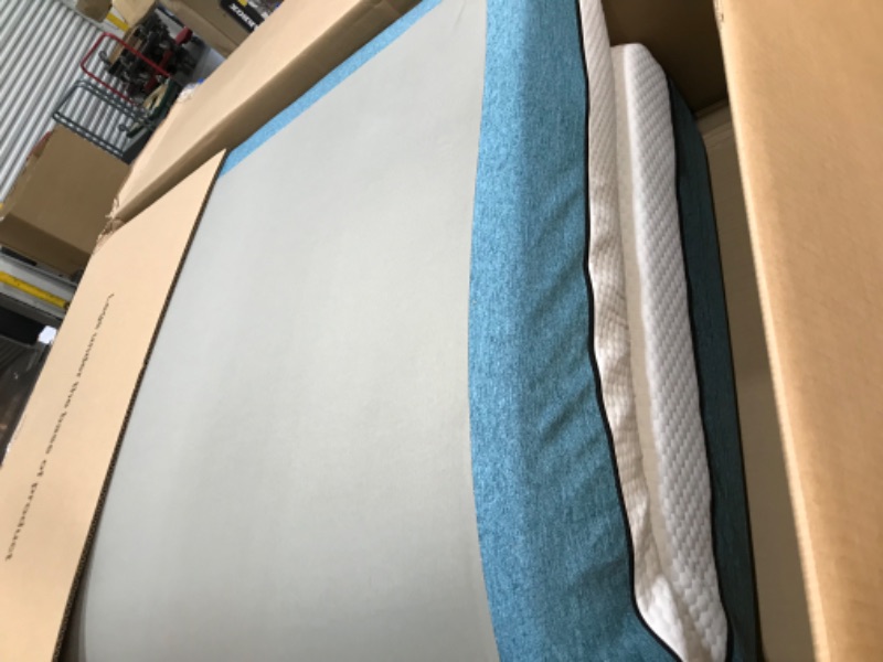 Photo 1 of LINSY LIVING 3 Inches single Memory Foam Mattress Topper, Cooling Gel-Infused Swirl Memory Foam for Back Pain, Bed Topper with Tencel™ Cover, CertiPUR-US and Oeko-TEX Certified single 3 Inch