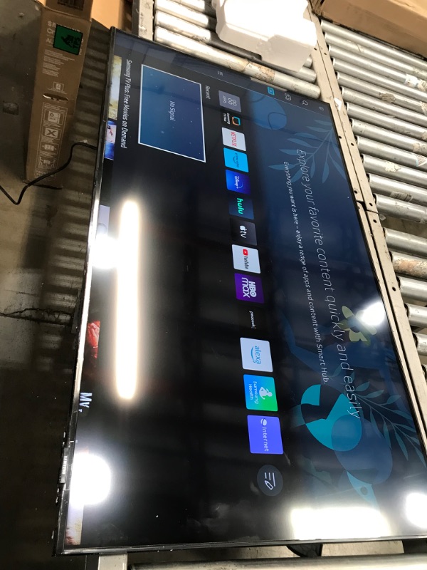 Photo 4 of SAMSUNG 50-Inch Class Crystal 4K UHD AU8000 Series HDR, 3 HDMI Ports, Motion Xcelerator, Tap View, PC on TV, Q Symphony, Smart TV with Alexa Built-In (UN50AU8000FXZA, 2021 Model)
