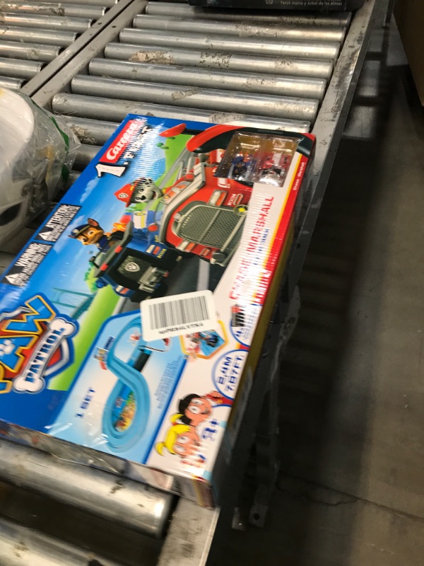 Photo 2 of Carrera First Paw Patrol - Slot Car Race Track - Includes 2 Cars: Chase and Marshall - Battery-Powered Beginner Racing Set for Kids Ages 3 Years and Up, Multi