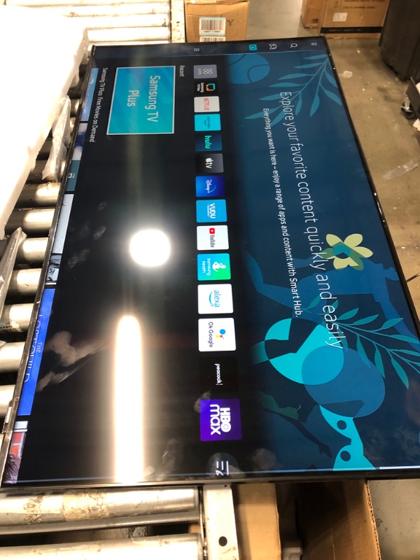 Photo 5 of SAMSUNG 50-Inch Class Crystal 4K UHD AU8000 Series HDR, 3 HDMI Ports, Motion Xcelerator, Tap View, PC on TV, Q Symphony, Smart TV with Alexa Built-In (UN50AU8000FXZA, 2021 Model)
