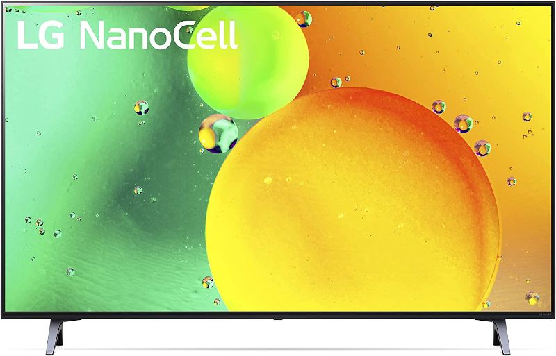 Photo 1 of LG NANO75 Series 43-Inch Class Smart TV 43NANO75UQA - 2022 AI-Powered 4K, Alexa Built-In
