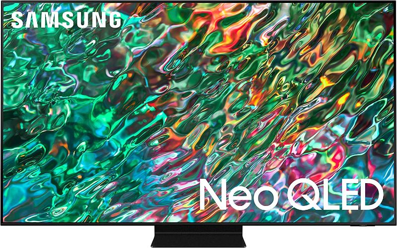 Photo 1 of SAMSUNG 55" Class Neo QLED 4K QN90B Series Mini LED Quantum HDR 32x,Dolby Atmos,Object Tracking Sound+,Anti-Glare,Ultra Viewing Angle,Smart TV, Bluetooth with Alexa Built-In(QN55QN90BAFXZA,2022 Model)
