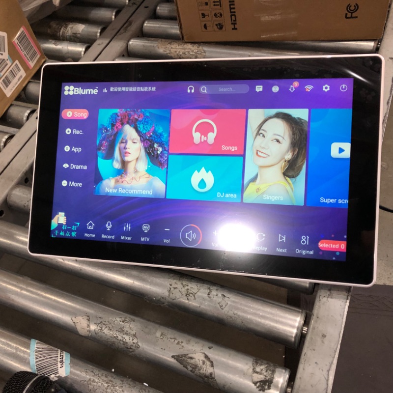 Photo 1 of Blume 18.5” 4 in 1 Chinese Karaoke Machine, 4TB Drive 4K Led Touch Screen, Bluetooth & App Control Karaoke Singing Player with Reverb 2 Wireless Mic, YouTube Movie Online Update
