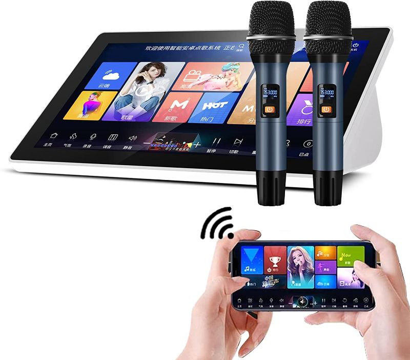 Photo 1 of Blume 18.5” 4 in 1 Chinese Karaoke Machine, 4TB Drive 4K Led Touch Screen, Bluetooth & App Control Karaoke Singing Player with Reverb 2 Wireless Mic, YouTube Movie Online Update
