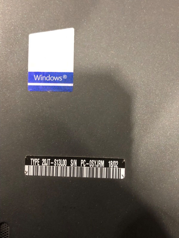 Photo 3 of **KEYBOARD KEYS ARE NOT ALL WORKING Lenovo Thinkpad T470s 14 inch FHD (1920x1080) IPS Backlit LED Laptop (Intel Dual-Core i5-6300U, 8GB DDR4 RAM, 256GB SSD, HD 520) Thunderbolt 3, HDMI, RJ-45, Type-C, Windows 10 Professional (Renewed)
