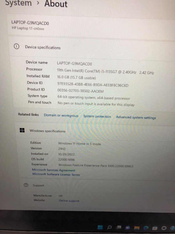 Photo 2 of HP Pavilion 17.3" FHD IPS Laptop Newest 2022, 11th Gen Intel Core i5-1135G7(up to 4.2 GHz), 16GB DDR4 RAM, 1TB PCIe SSD, Wi-Fi 5, Bluetooth, Windows 11, Silver, w/ 3in1 Accessories
