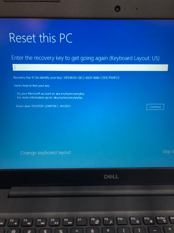 Photo 2 of **CAN NOT RESET NEEDS RECOVERY KEY**Dell Inspiron 15 3000 Laptop, 15.6" HD Display, Intel 5405U Dual-Core Processor, 16GB RAM, 512GB SSD, Webcam, HDMI, Bluetooth, Wi-Fi, Black, Windows 10
