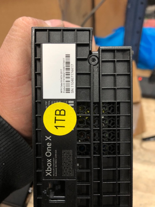 Photo 1 of Microsoft Xbox One X 1TB Console with Wireless Controller: Enhanced, HDR, Native 4K, Ultra HD (2017 Model) 

