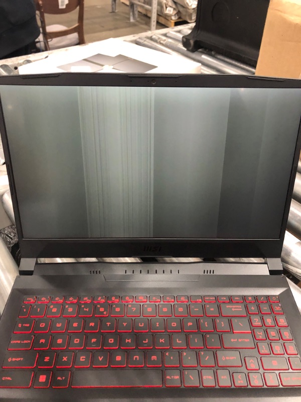 Photo 1 of **BROKEN SCREEN PARTS ONLY NO REFUNDS OR RETURNS **MSI Katana GF66 15.6" 144Hz 3ms FHD Gaming Laptop Intel Core i7-11800H RTX 3060 16GB 512GB NVMe SSD Win11 (11UE-617)
