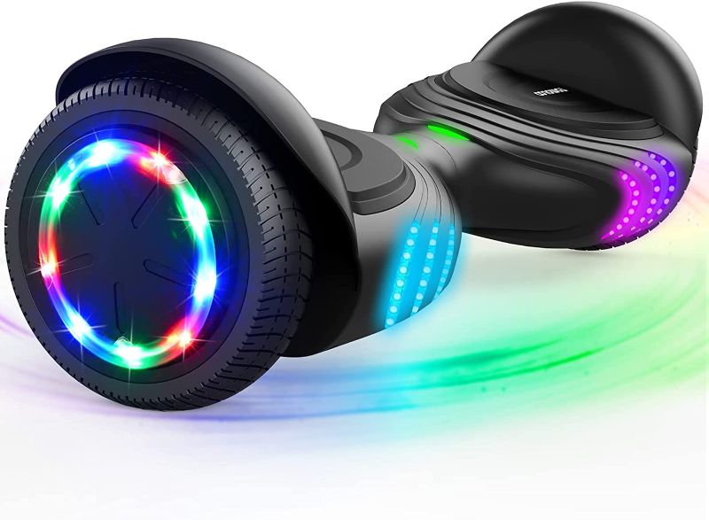 Photo 1 of (PARTS ONLY)TOMOLOO Hoverboard with Bluetooth Speaker and Colorful LED Lights UL2272 Certified Self-Balancing Scooter