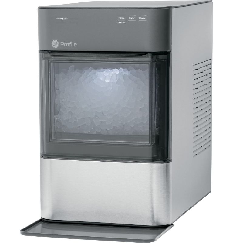 Photo 1 of GE PROFILE OPAL 2.0 | COUNTERTOP NUGGET ICE MAKER | ICE MACHINE WITH WIFI CONNECTIVITY | SMART HOME KITCHEN ESSENTIALS | STAINLESS STEEL STAINLESS STEEL ICE MAKER
