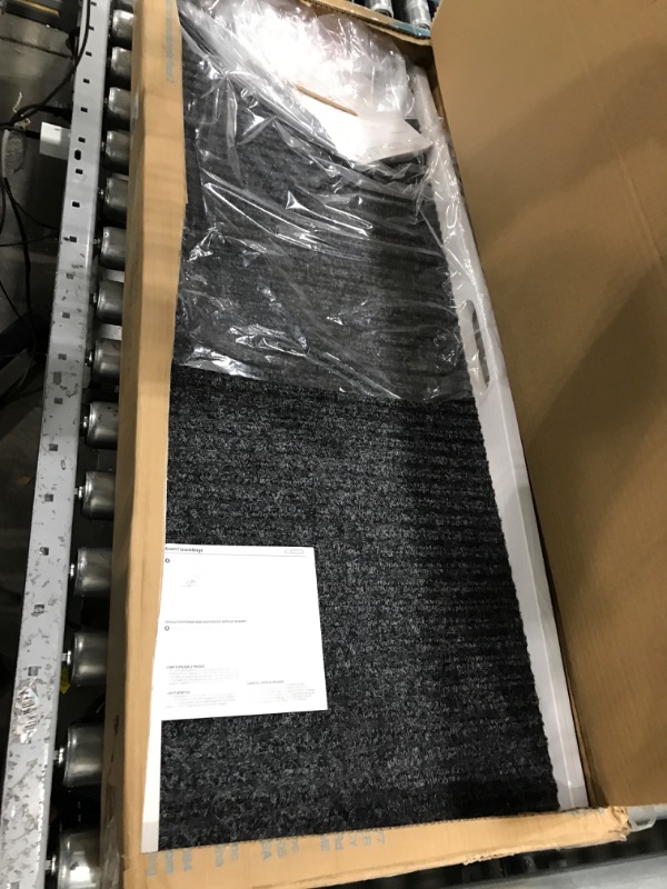 Photo 1 of Carlson 39.5" Indoor Pet Ramp, White, Collapsible, Adjustable Height, Includes Handles, Non-Slip Carpet, and Rubber Feet