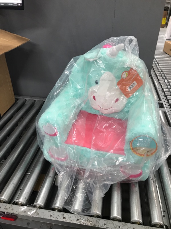 Photo 2 of Animal Adventure | Sweet Seats | Teal Unicorn | Soft Plush Children's Chair