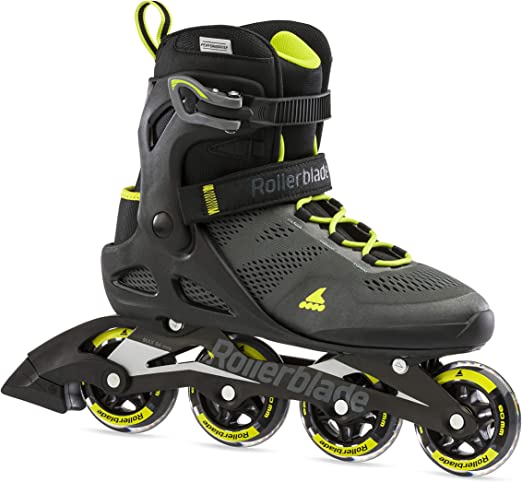 Photo 1 of Rollerblade Macroblade 80 Men's Adult Fitness Inline Skate, Black and Lime, Performance Inline Skates
SIZE 10