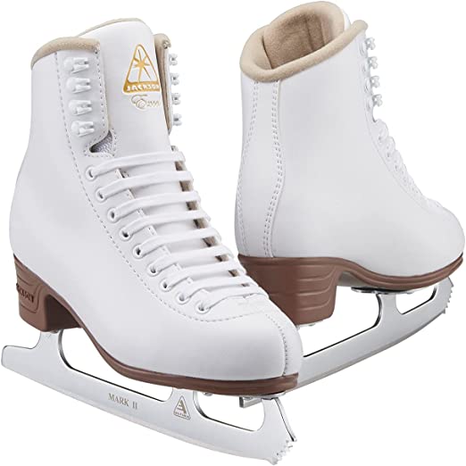 Photo 1 of JACKSON ULTIMA Women's/Misses/Tot's Excel Vinyl Upper Lace Up Light Support Figure Ice Skates- similar to picrture actual color pink 
size 7
