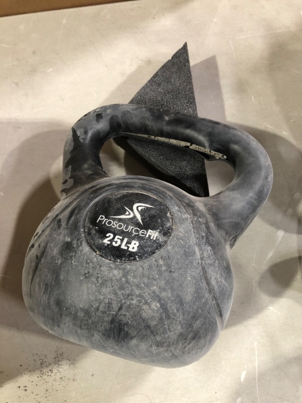 Photo 4 of **SEE NOTES** ProSource Vinyl Plastic Kettlebell from 25lb