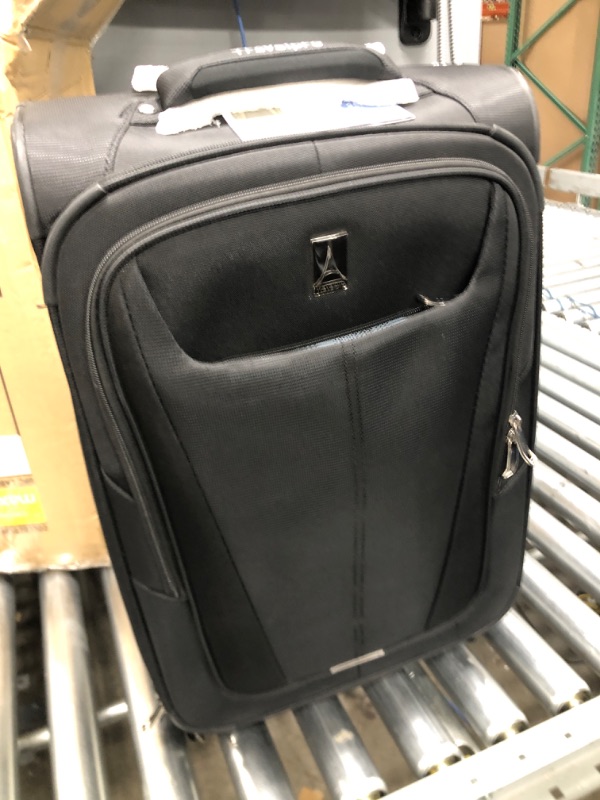 Photo 2 of **SEE NOTES** Travelpro Maxlite 5 Softside Expandable Upright 2 Wheel Luggage, Lightweight Suitcase, Men and Women, Black, Carry-On 22-Inch Carry-on 22-Inch Black