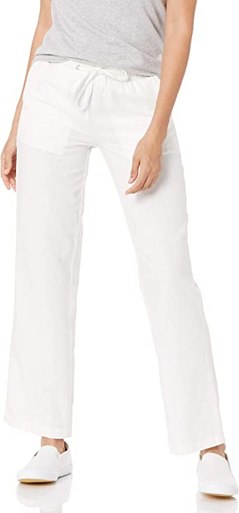 Photo 1 of Amazon Essentials Women's Linen Blend Drawstring Wide Leg Pant (Available in Plus Size)
SIZE LARGE