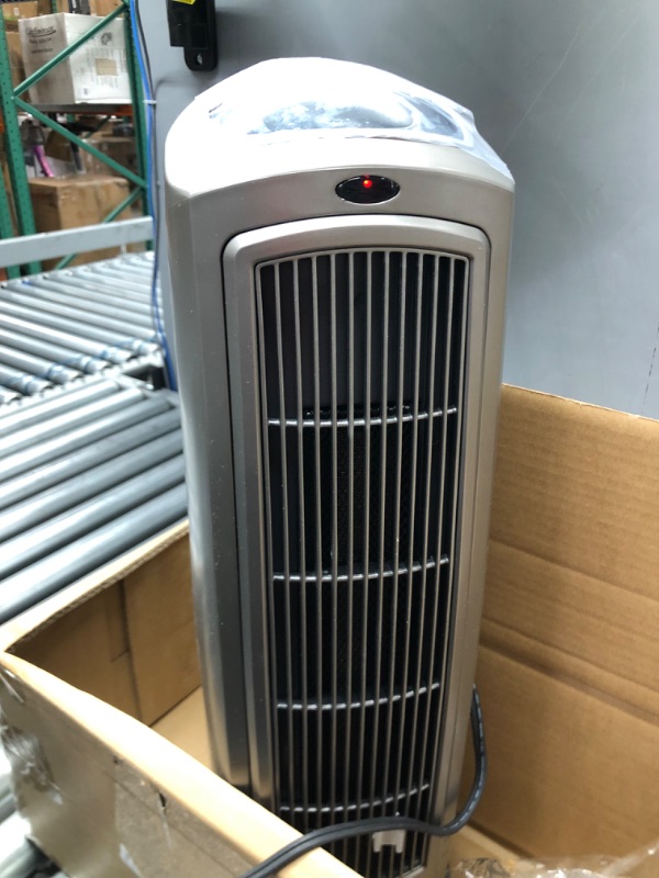 Photo 2 of Lasko 1500W Digital Ceramic Space Heater with Remote, 755320, Silver