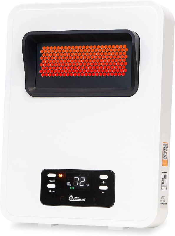 Photo 1 of NOT WORKING!!* Dr Infrared Heater HeatStyle 2-Way Wall Mount or Portable Space Heater, Energy Saving Dual-Heat System, Child and Pet Safe, Powerful 1500 Watt Space Heater
