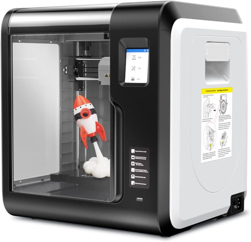 Photo 1 of FLASHFORGE 3D Printer Adventurer 3 Pro with 2 Removable Nozzle, Glass Bed and Leveling-Free, Fully Assembled, High Precision Printing with PLA/ABS/PETG/PLA-CF/PETG-CF
