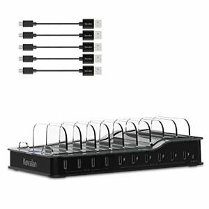 Photo 1 of Kavalan 10 Port USB Charging Station Dock & Organizer Universal Desktop Table...