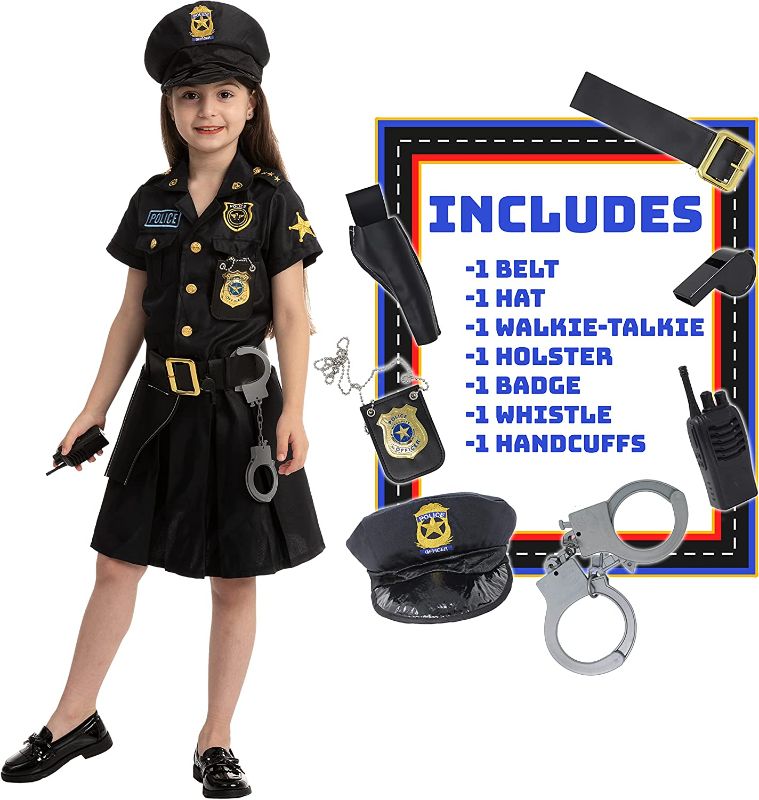 Photo 1 of Child Girl police costume (Large( 10 - 12 yr ))
