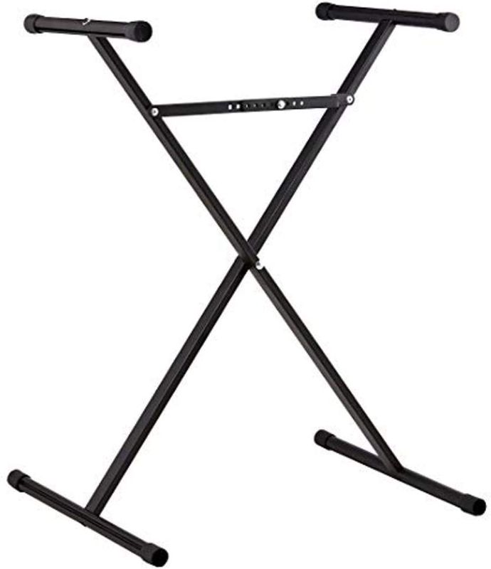 Photo 1 of Adjustable height for maximum playing comfort
Sturdy and durable x style keyboard stand
Supports keyboard
Perfect addition to your Casio keyboard
Sleek black design