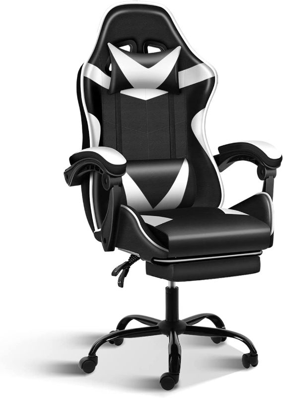 Photo 1 of YSSOA Backrest and Seat Height Adjustable Swivel Recliner Racing Office Computer Ergonomic Video Game Chair
