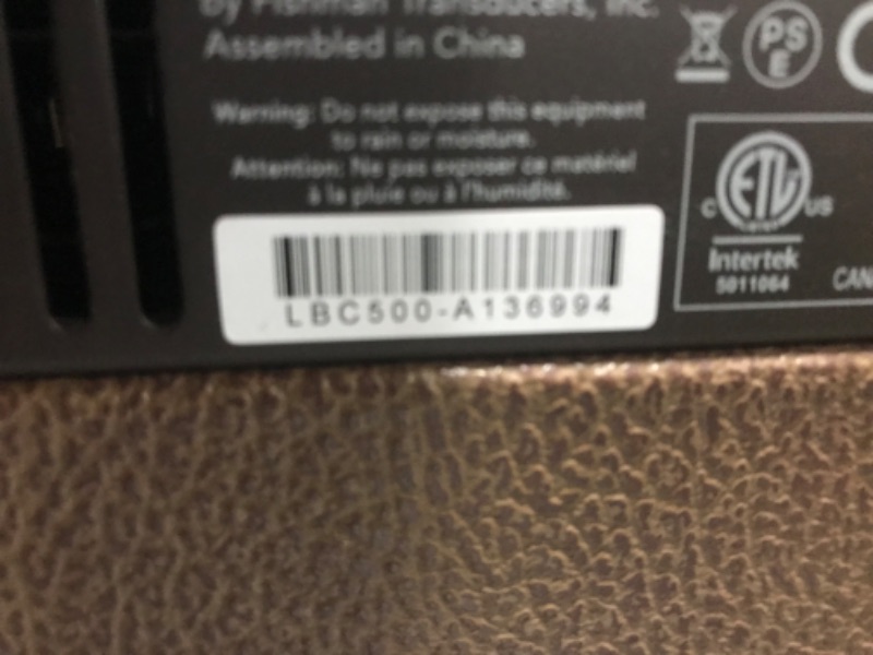 Photo 5 of **SIDE PANELS ARE LOOSE**
Fishman Loudbox Mini Charge 60-Watt 1x6.5 Inches Battery Powered Acoustic Combo Amp