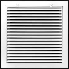 Photo 1 of **MINOR DAMAGE** HVAC PREMIUM 24" X 24" ALUMINUM RETURN FILTER GRILLE - EASY AIR FLOW
