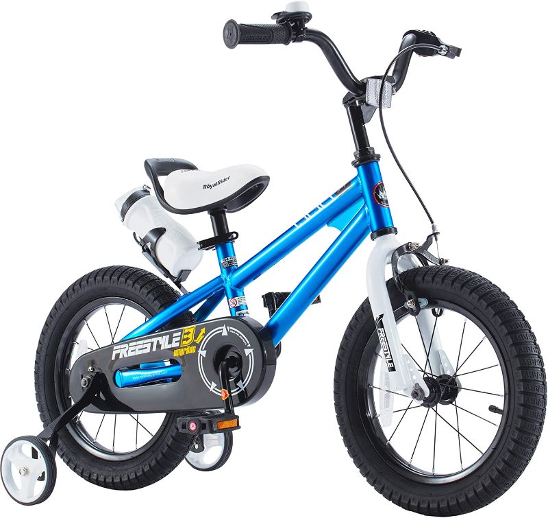 Photo 1 of ***MINOR DAMAGE MISSING PARTS** RoyalBaby Freestyle Kids Bike 12 14 16 18 20 Inch Bicycle for Boys Girls Ages 3-12 Years, Multiple Color Options
