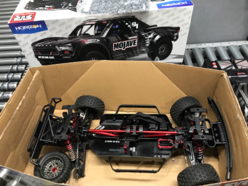 Photo 5 of **MINOR DAMAGE MISSING PARTS** ARRMA RC Truck 1/7 Mojave 4X4 Extreme Bash Roller, ARA7204 , Black