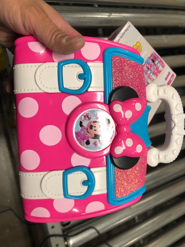 Photo 2 of Disney Junior’s Minnie Bow-Care Doctor Bag Set & Minnie Bow-Tique Why Hello! Cell Phone