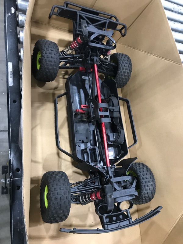 Photo 2 of ARRMA RC Truck 1/7 Mojave 6S V2 4WD BLX Desert Truck with Spektrum Firma (Ready-to-Run), Green/Black, ARA7604V2T1 missing internal hardware remote control *** wheels shocks frame body only*** parts parts 