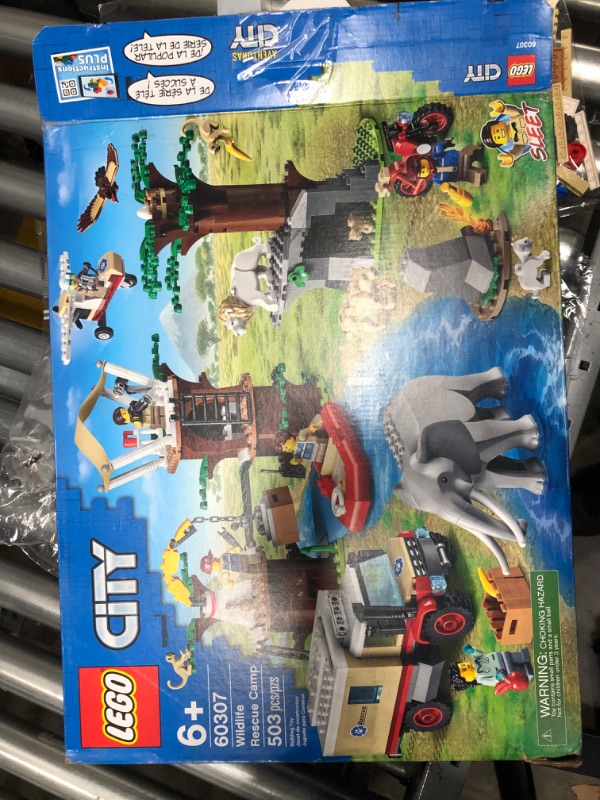 Photo 5 of LEGO City Wildlife Rescue Camp 60307 Building Kit; Animal Playset; Top Toy for Kids Aged 6 and Up; New 2021 (503 Pieces) Frustration-Free Packaging