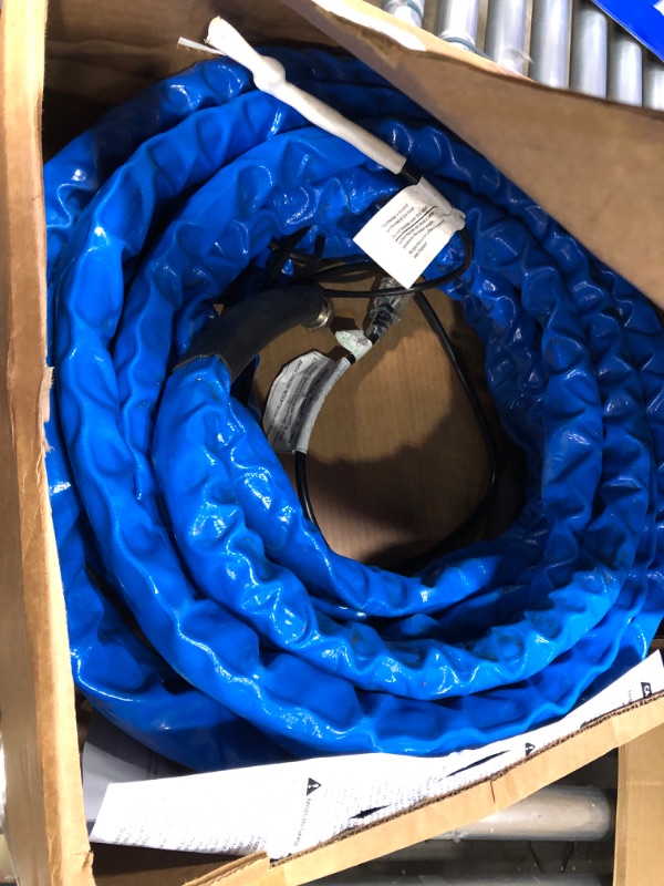 Photo 3 of Camco Heated Drinking Water Hose, - 20° F, 50-Foot, 5/8-Inch ID (22912-A) 50' Cold Weather (Freeze Protection to - 20?F) Frustration-Free Packaging