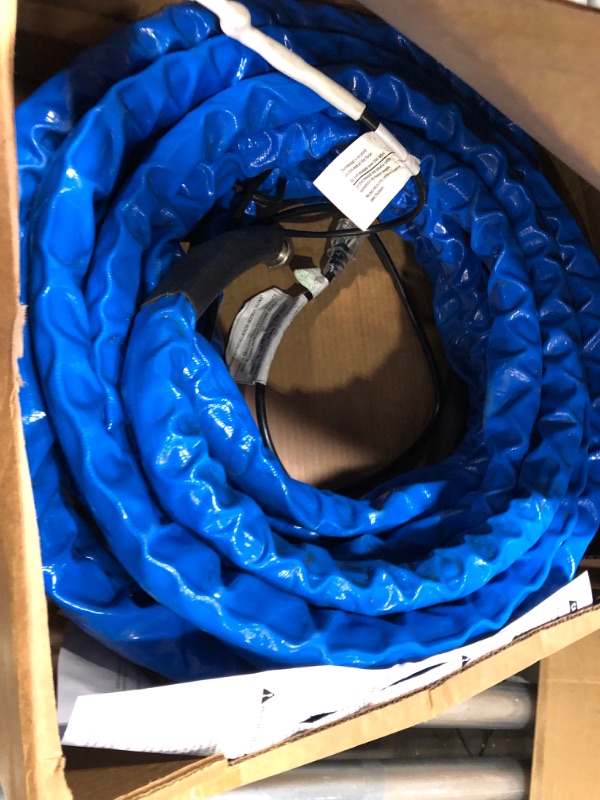 Photo 4 of Camco Heated Drinking Water Hose, - 20° F, 50-Foot, 5/8-Inch ID (22912-A) 50' Cold Weather (Freeze Protection to - 20?F) Frustration-Free Packaging