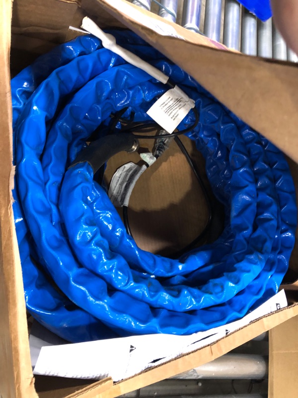 Photo 2 of Camco Heated Drinking Water Hose, - 20° F, 50-Foot, 5/8-Inch ID (22912-A) 50' Cold Weather (Freeze Protection to - 20?F) Frustration-Free Packaging