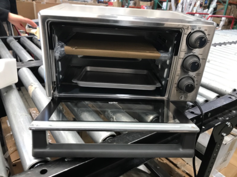 Photo 2 of (Parts Only)Oster Compact Countertop Oven With Air Fryer, Stainless Steel