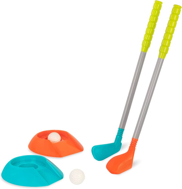 Photo 1 of Battat – Kids Golf Set – 2 Golf Clubs, 2 Golf Balls, 2 Putting Cups – Indoor & Outdoor – Toys for Golfing – Active Games for Children – Let’s Golf! – 3 Years +
