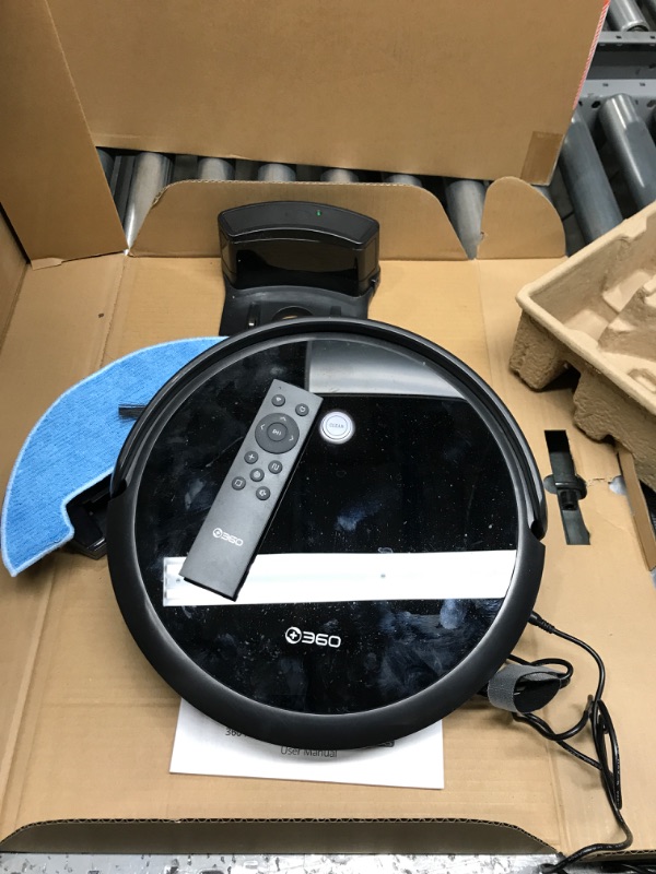 Photo 2 of  360 P7 Robot Vacuum and Mop Combo Cleaner, Ultra Slim 2700Pa Powerful Suction, Self Charging, Multi-map Mapping Robot with APP, Voice and Remote Control, Ideal for Pet Hair, Carpet and Multi Floors