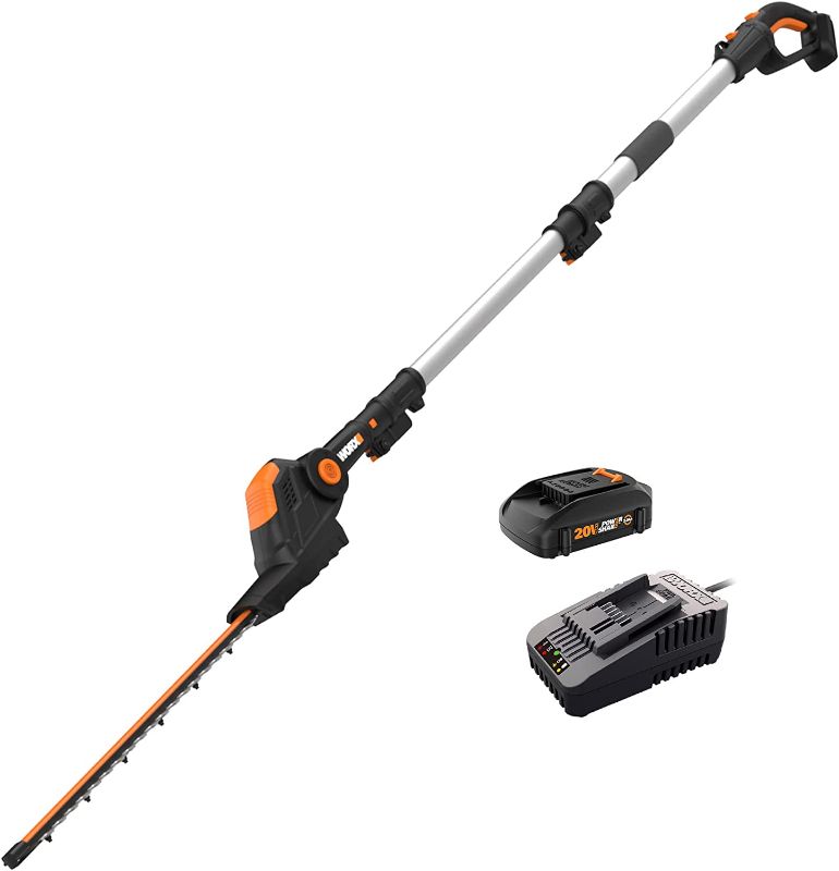 Photo 1 of ***PARTS ONLY*** WORX WG252 20V Power Share 2-in-1 20" Cordless Hedge Trimmer (Battery & Charger Included)