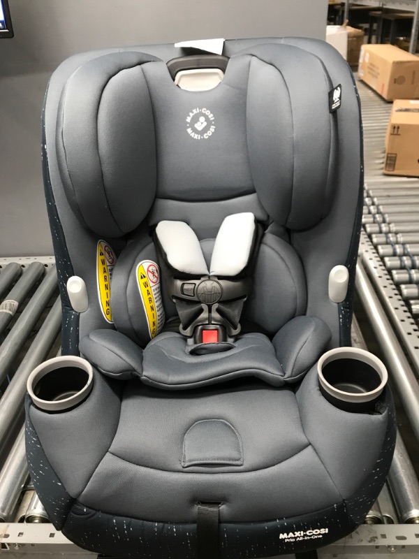 Photo 2 of **SEE NOTES** Maxi-Cosi Pria All-in-One Convertible Car Seat, All-in-One Seating System: Rear-Facing, from 4-40 pounds; Forward-Facing to 65 pounds; and up to 100 pounds in Booster Mode, Sonar Grey