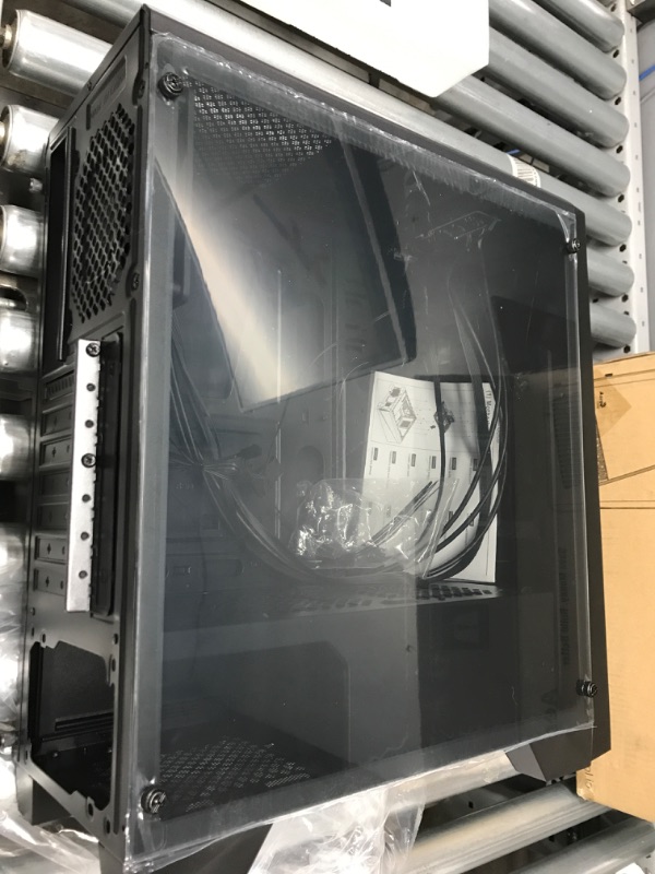 Photo 2 of AeroCool Cylon RGB Mid Tower with Acrylic Side Window, Black & Smart 430W 80+ Black Continuous Power ATX 12V V2.3/EPS 12V Active PFC Power Supply PS-SPD-0430NPCWUS-W Tower + Power Supply